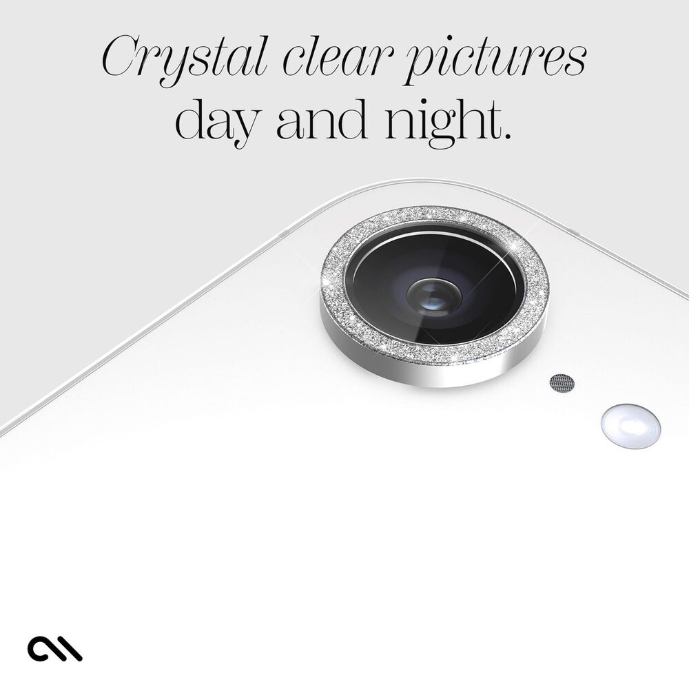 Case-Mate Aluminum Ring Camera Lens Glass Protector for Apple iPhone 16e in Twinkle, , large