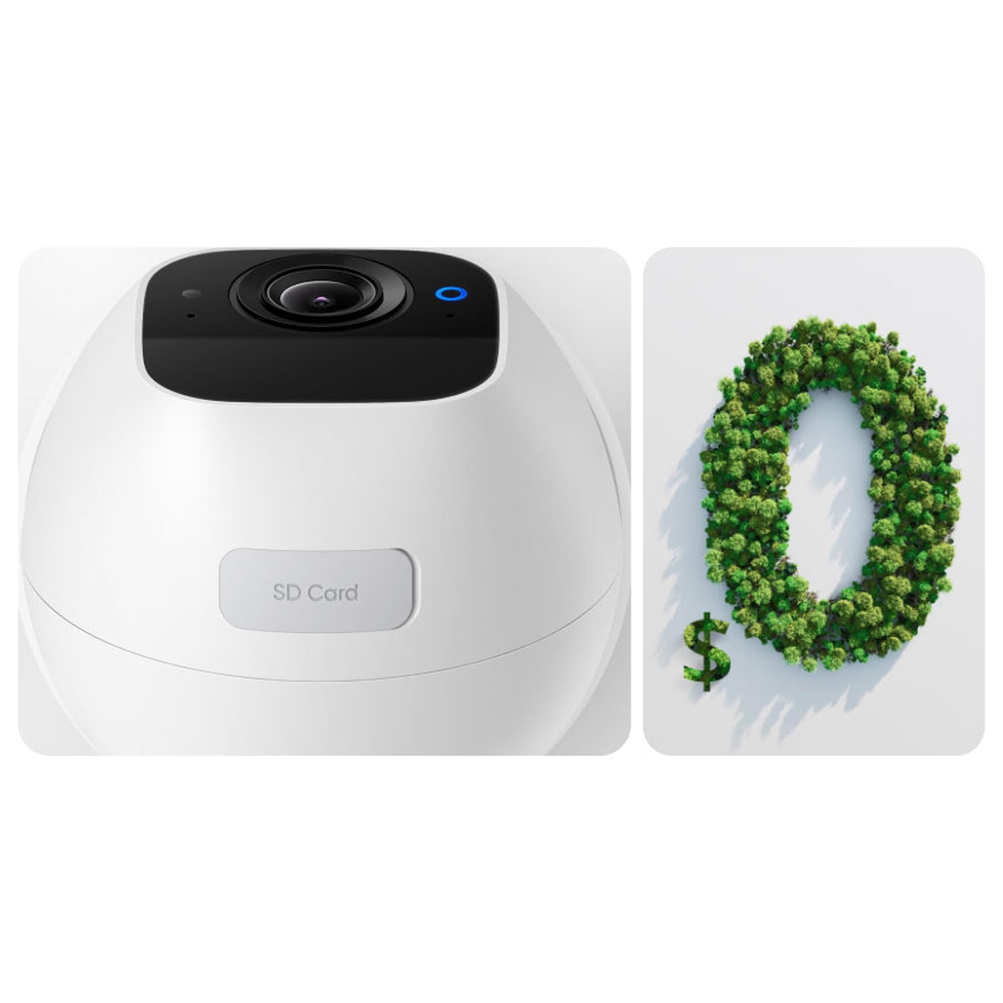 eufy E30 Outdoor SoloCam Security Camera with Solar Panel in White