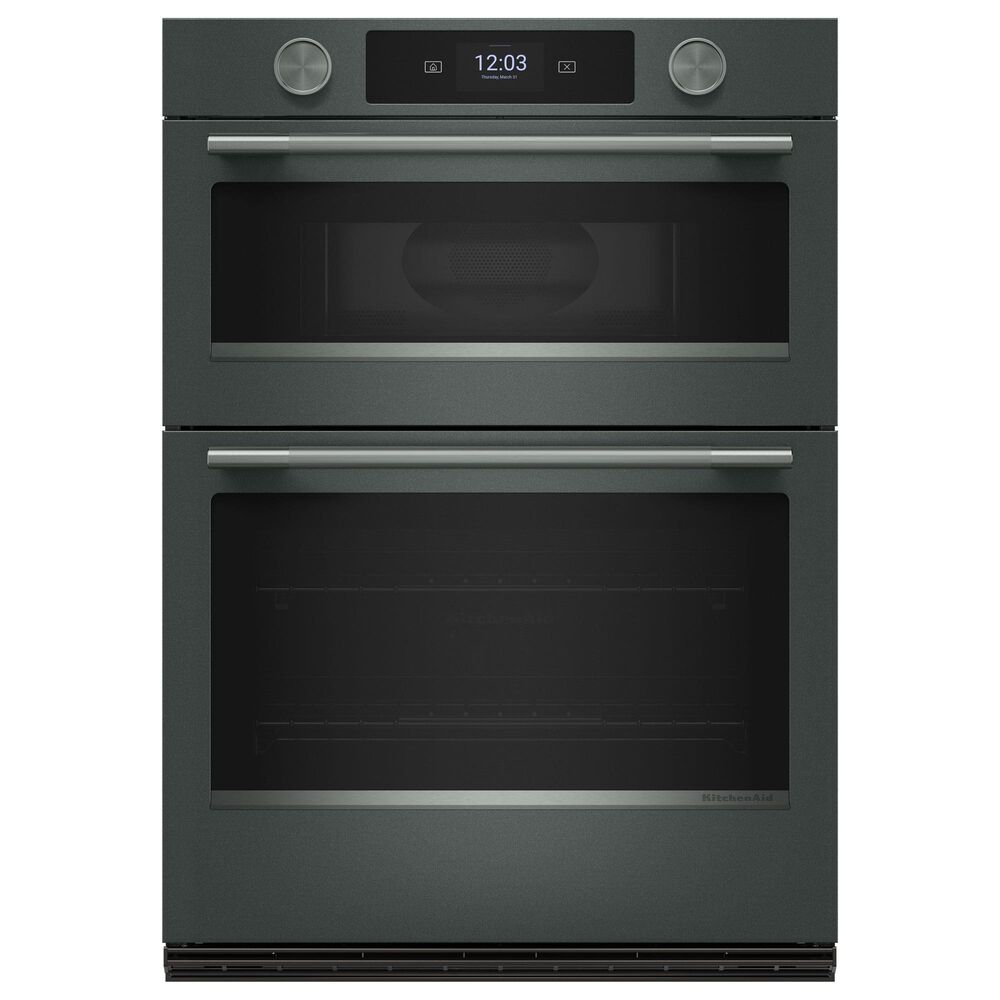 KitchenAid 2-Piece Kitchen Package with Juniper 30" Smart Combination Wall Oven and Black 30" Induction Cooktop, , large