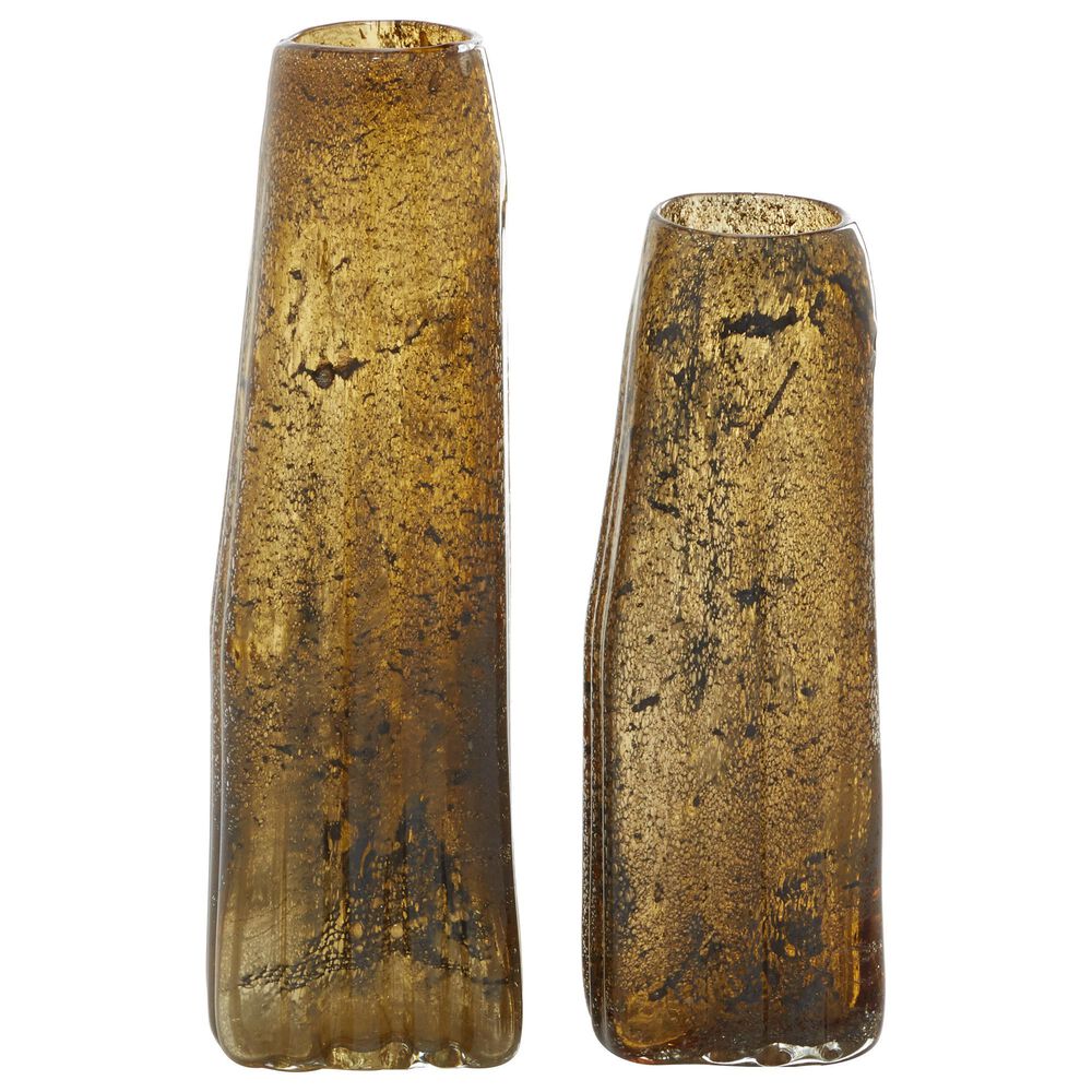 Maple and Jade Vase in Brown (Set of 2), , large
