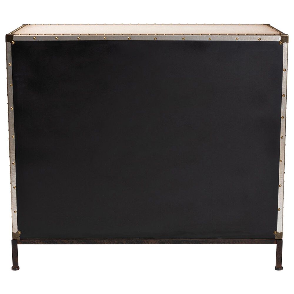 Baxton Studio Benton 4-Drawer Storage Cabinet in Beige, , large