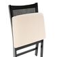 Linon Home Decor Bauer Cane Folding Side Chair in Black, , large