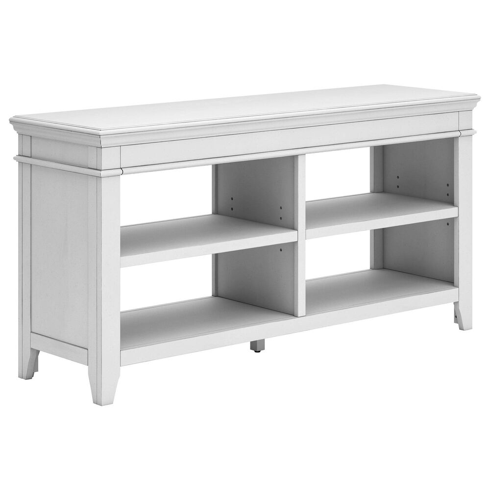 Ashley Kanwyn Credenza Desk in Distressed Whitewash, , large