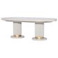 Legacy Classic Miramar 7-Piece Rectangular Dining Set in Oyster and Muted Brass, , large