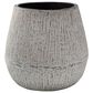Ashley Claymount 10" Vase in Distressed White and Brown, , large