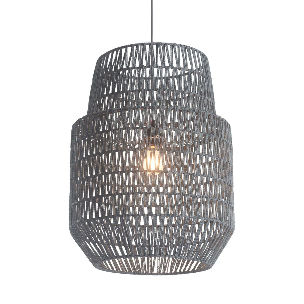 Zuo Modern Daydream 50209 Ceiling Lamp in Gray, , large