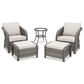 Sunwell Garden 5-Piece Patio Conversational Set in Beige, , large