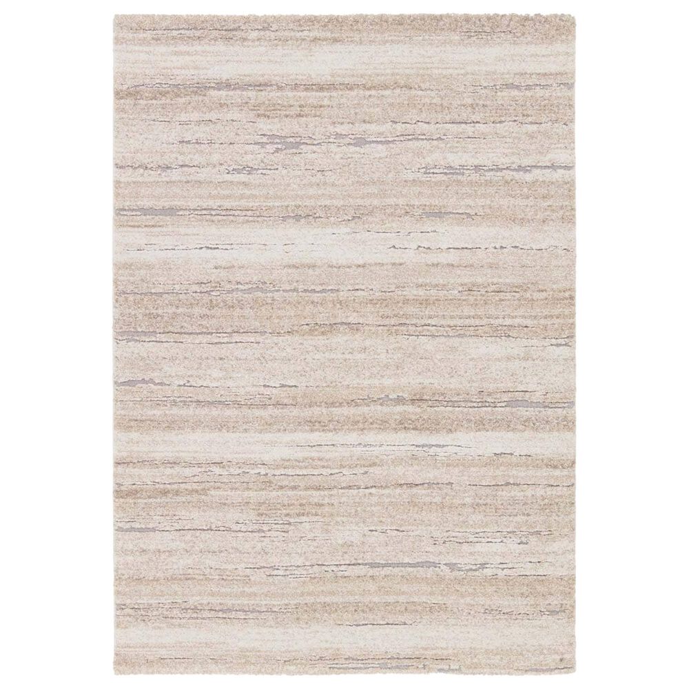 Jaipur Ferris Caramon White, Tan and Taupe 9"3" x 13" Area Rug, , large