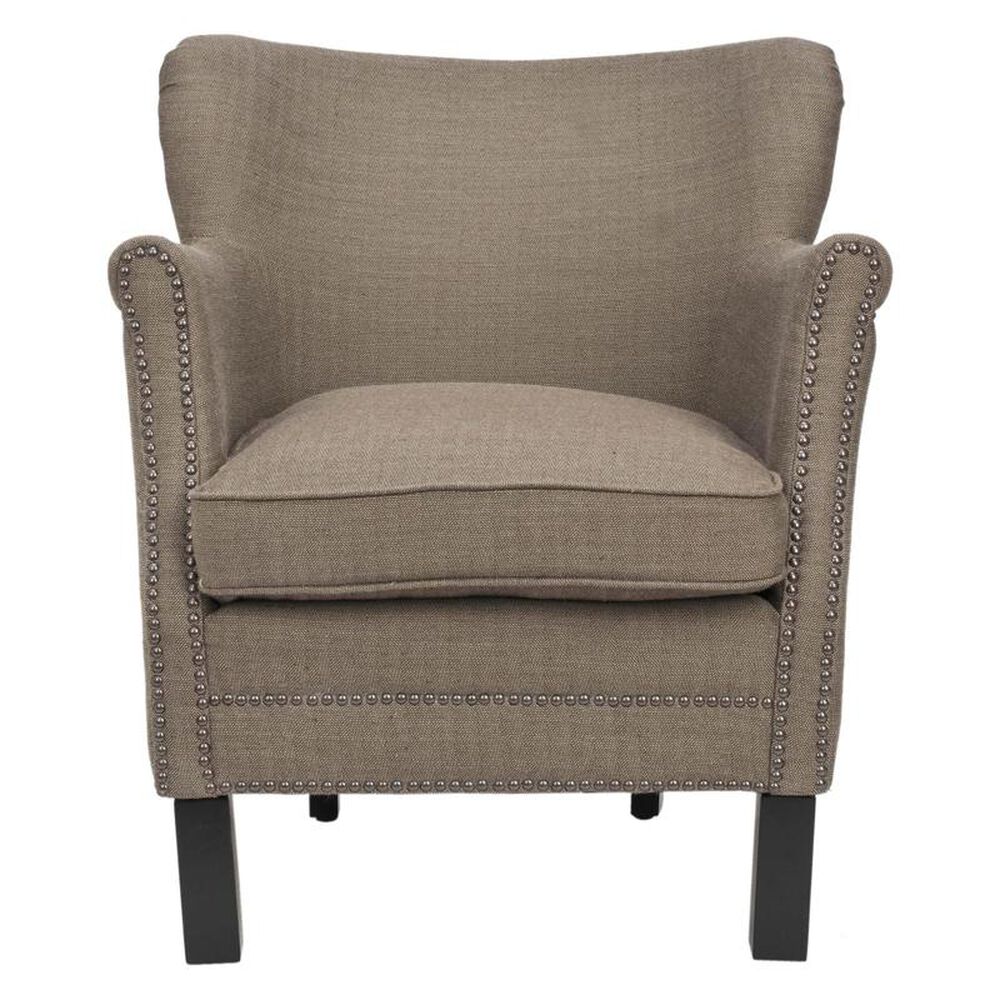 Safavieh Mercer Modern Jenny Arm Chair in Brown, , large