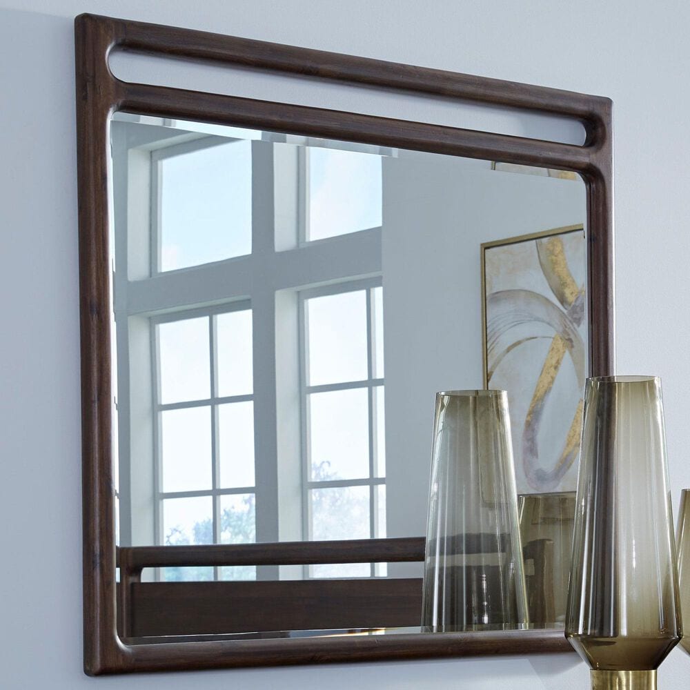 Urban Home Sol Dresser Mirror in Brown Spice, , large