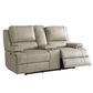 Bassett Parker Power Console Loveseat with Headrest and Lumbar in Flax, , large
