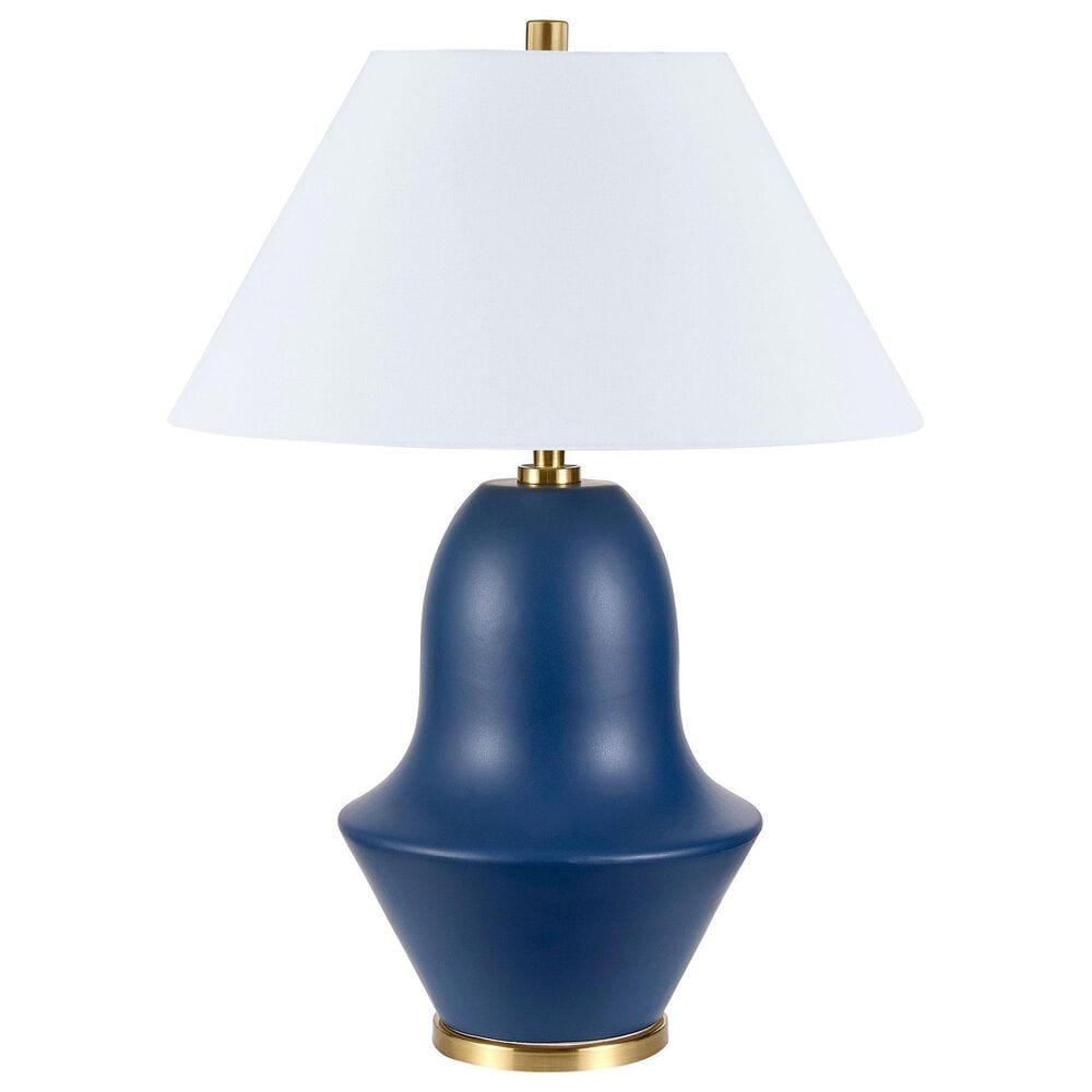Southern Lighting Gates Table Lamp in Nice Blue and Gold, , large
