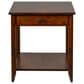 Y & T Woodcraft Sienna Shaker End Table in Michaels Cherry, , large