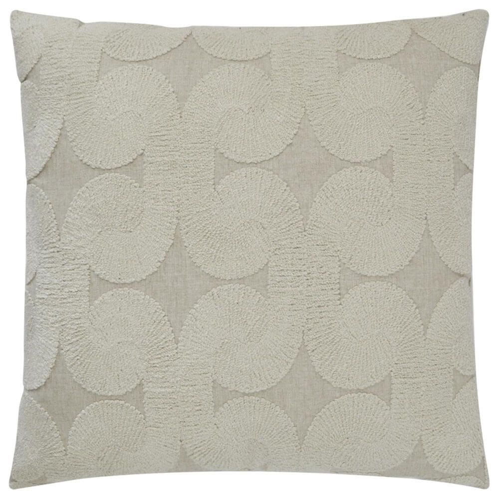 D.V.Kap Inc 24" Feather Down Decorative Throw Pillow in Posh Den-Natural, , large