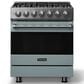 Viking Range 3 Series 30" Self-Cleaning Dual Fuel Range in November Sky, , large