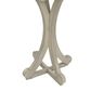 Linden Boulevard Dylan Sculptural Pedestal End Table in White, , large