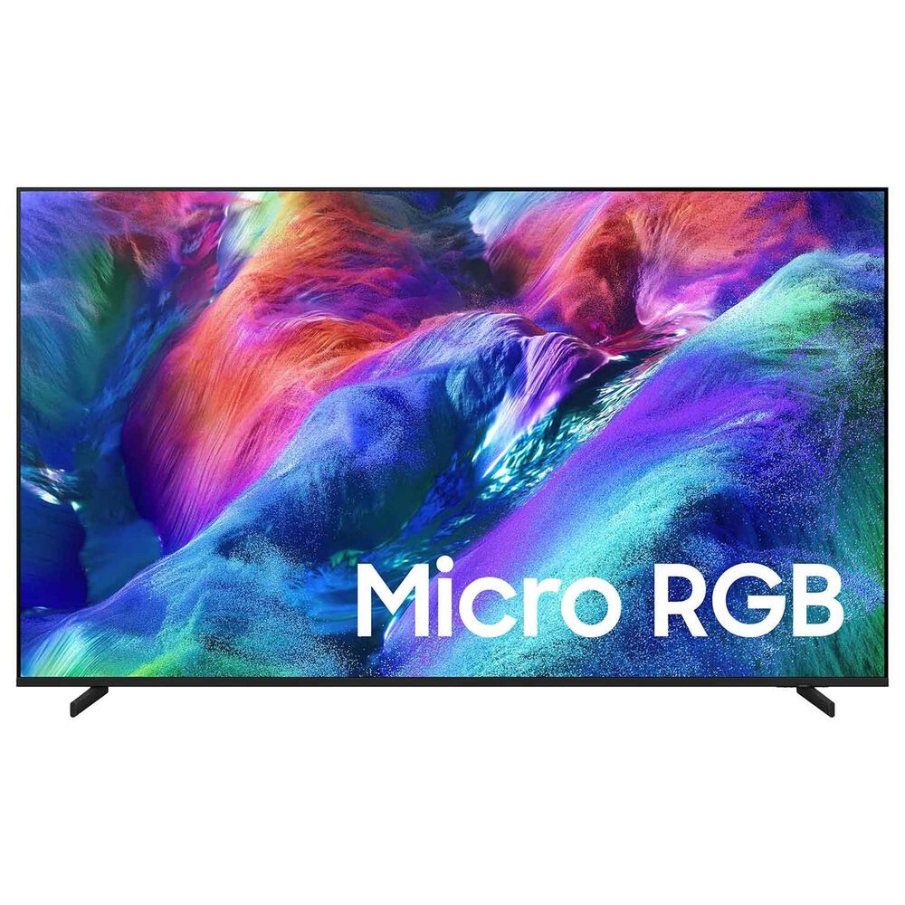 Samsung 75" Class R85H Series Micro RGB 4K UHD Vision AI - Smart Tizen TV with Q-Series 3.1.2 Channel Soundbar System in Titan Black, , large