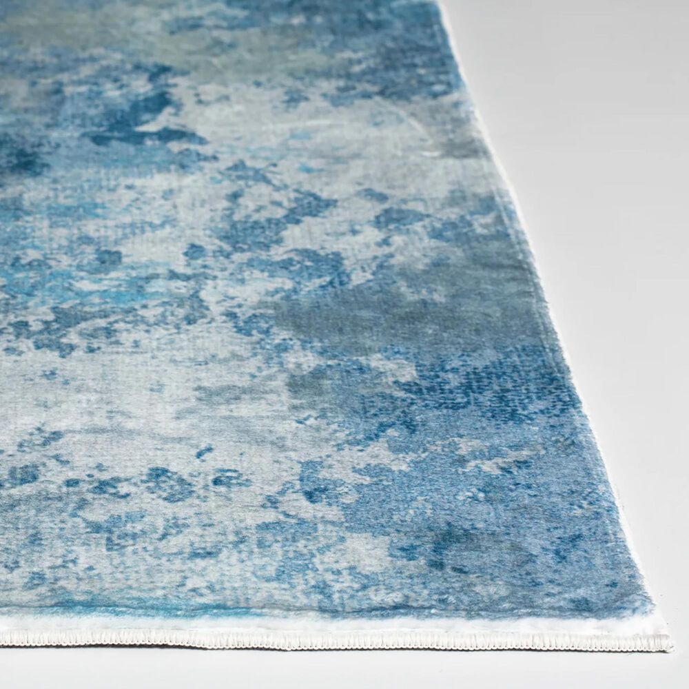 Kas Oriental Rugs Roxy Nebula 7&#39;6&quot; x 10&#39; Blue Area Rug, , large