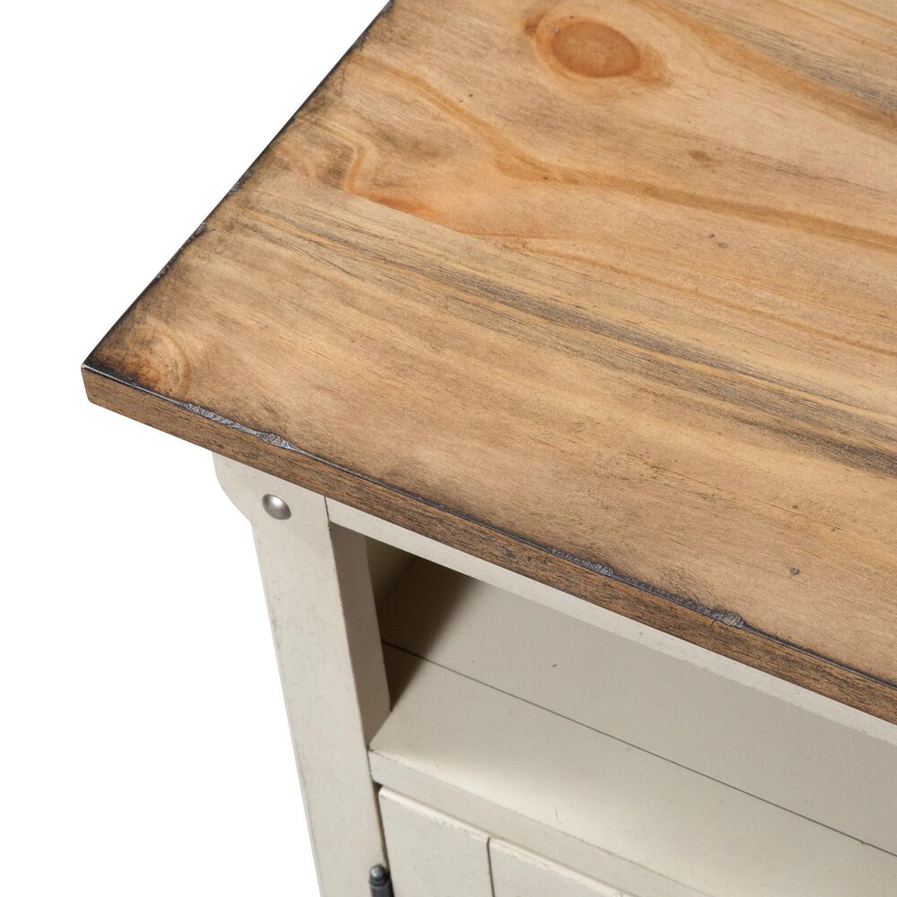 Belle Furnishings Morgan Creek 46&quot; TV Console in White, , large