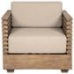 Armen Living Vivid 4-Piece Patio Conversation Set in Eucalyptus/Taupe, , large