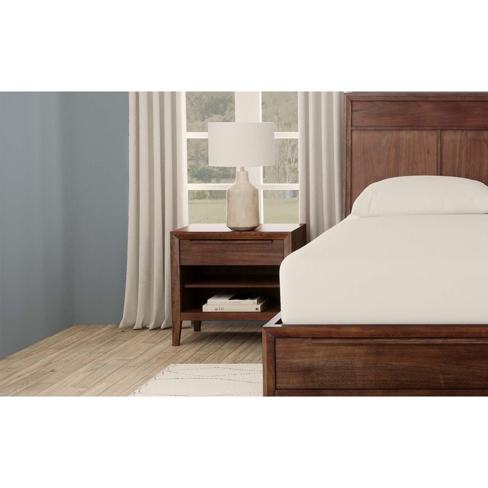 A-America Ralston 4-Piece King Storage Bedroom Set in Dark Amber, , large