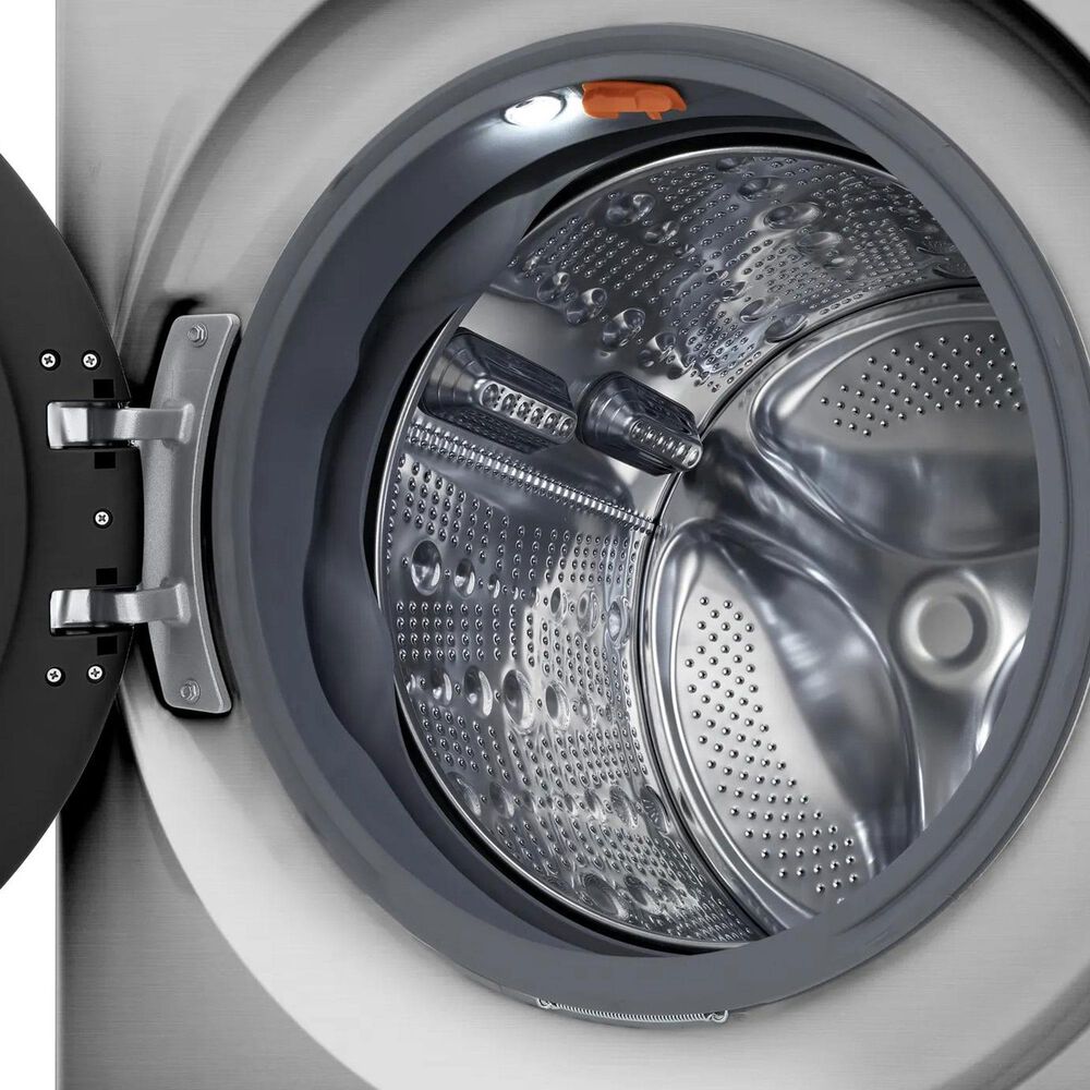 LG 5 Cu. Ft. Smart Front Load Washer and 7.4 Cu. Ft. Electric Dryer Laundry Pair in Graphite Steel, , large