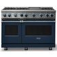 Viking Range 7 Series 48" Sealed Burner Gas Range in Slate Blue, , large