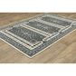 Oriental Weavers Raylan RAY01 9"10" x 12"10" Grey Area Rug, , large