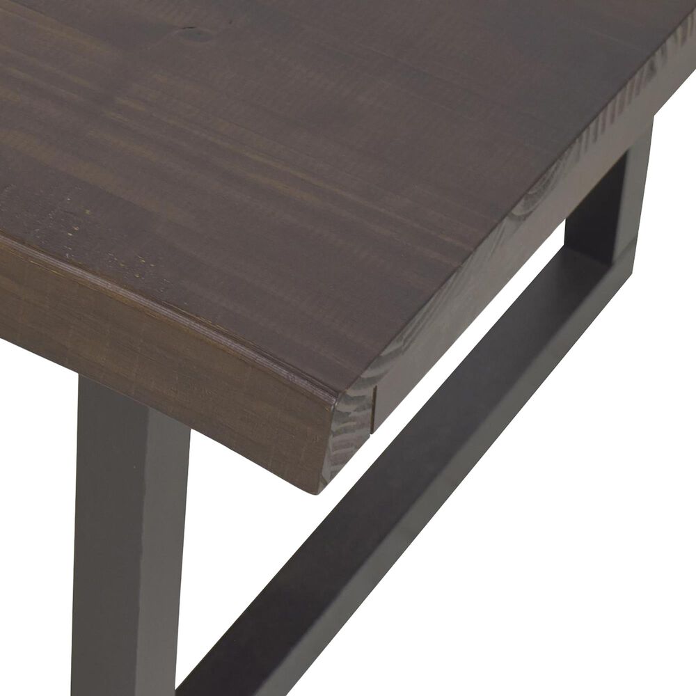 Steve Silver Jennings Cocktail Table in Distressed Cherry and Ebony, , large