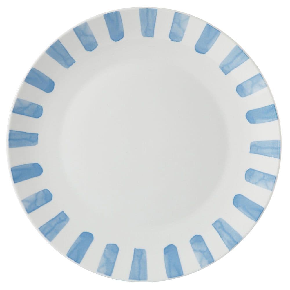 Gibson Homewares Home Pacific Waves 12-Piece Dinnerware Set in Blue, , large