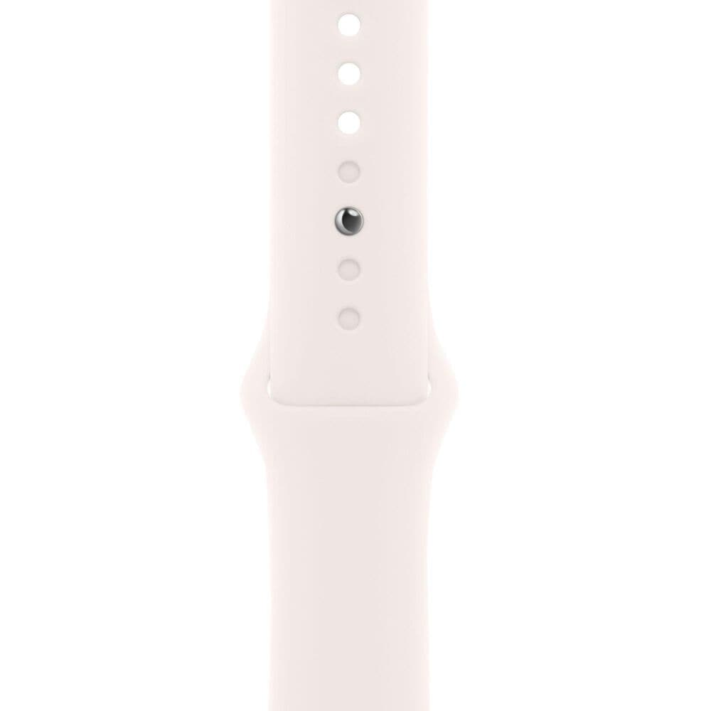 Apple Watch Series 10 GPS + Cellular 46mm Rose Gold Aluminum Case with Light Blush Sport Band - M/L, , large