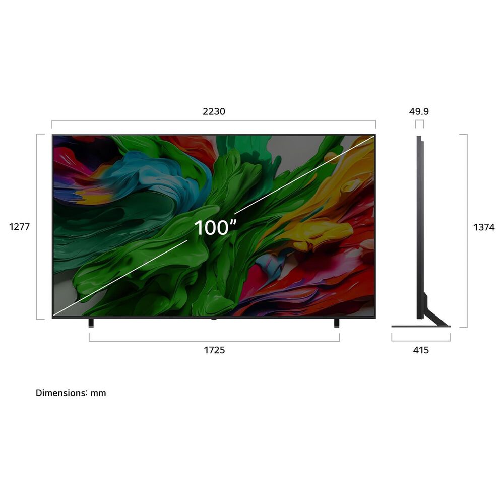 LG 100&quot; Class QNED85 Series AI evo 4K Ultra HD in Black - Smart TV, , large
