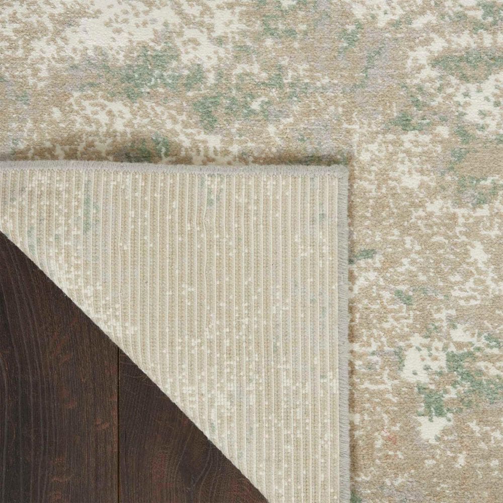Nourison Twilight 8&#39;6&quot; x 11&#39;6&quot; Ivory and Green Area Rug, , large