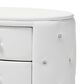 Baxton Studio Davina 2-Drawer Nightstand in White, , large