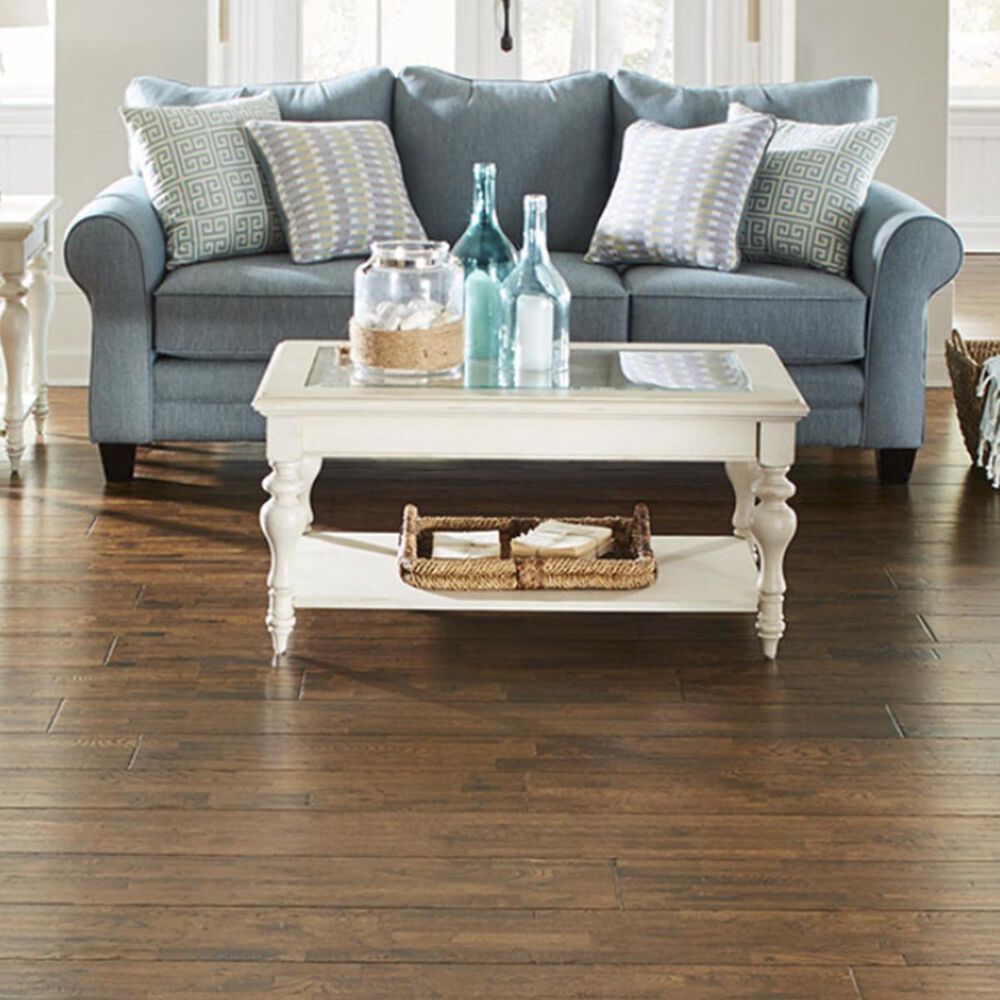 Healthier Choice Boulder Mountain Forest Brown Hand Scraped Hardwood, , large