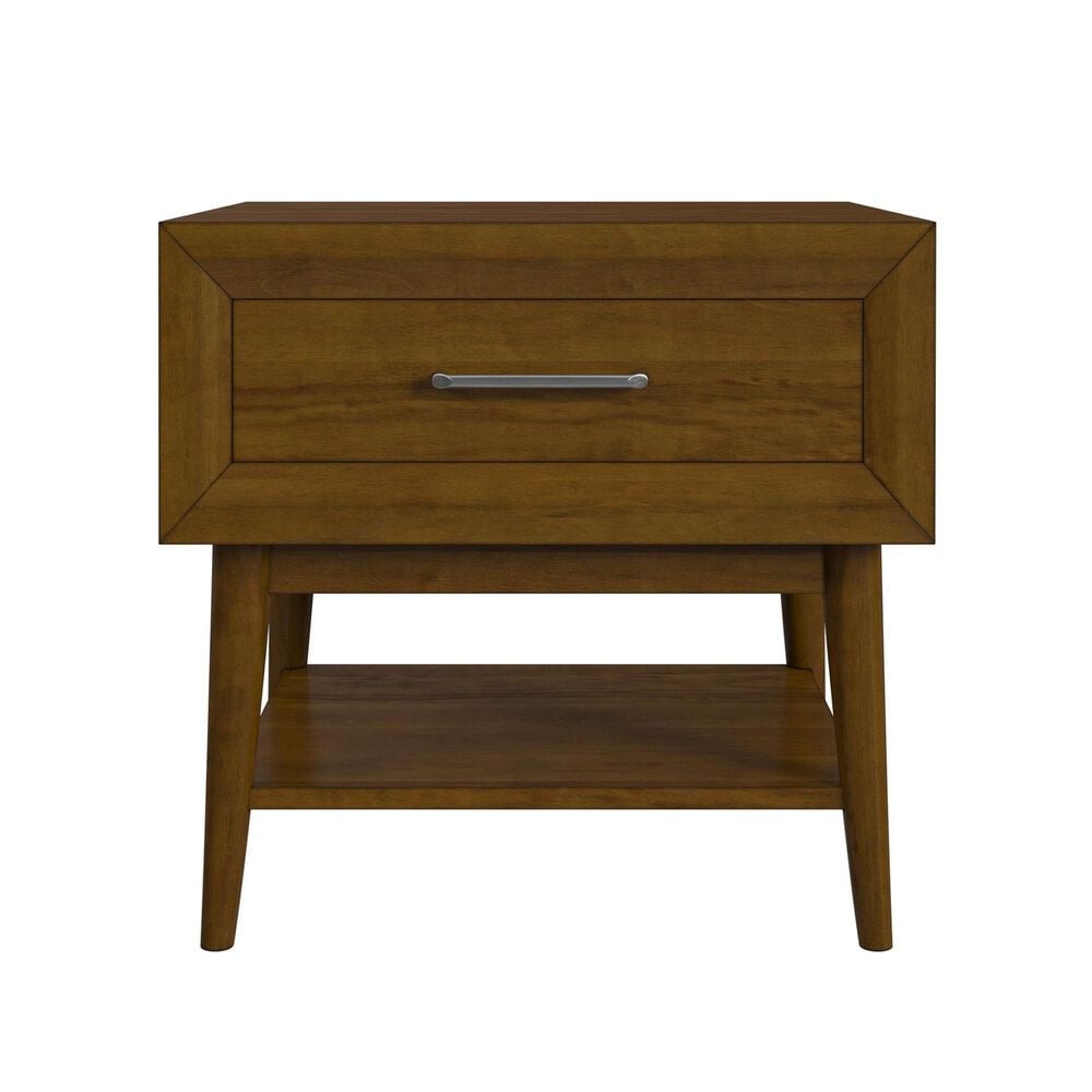 Mayberry Hill Santa Barbara End Table in Walnut, , large