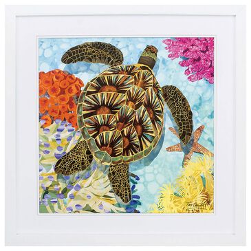 Propac Sea Turtle Wall Art in Turquoise, , large