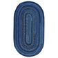 Capel Bayview 0036-470 2" x 3" Oval Twilight Blue Area Rug, , large