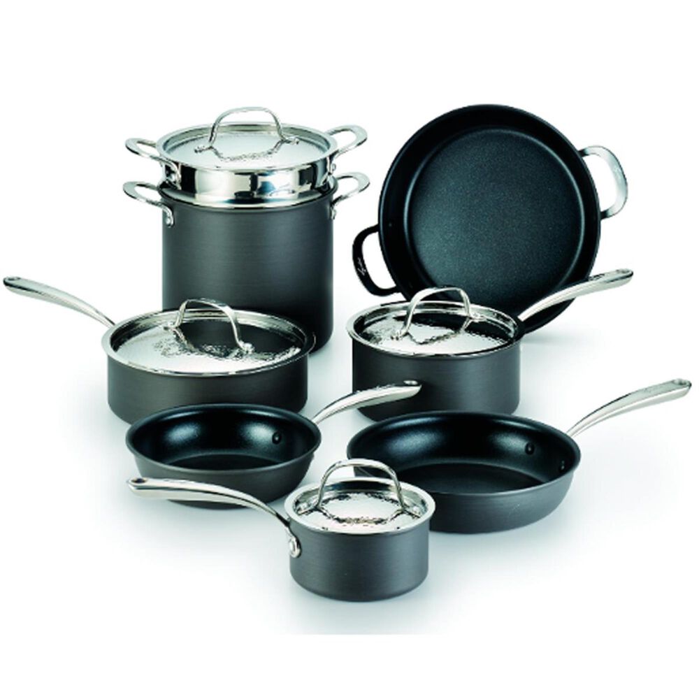 Lagostina Nera 12-Piece Cookware Set in Gray , , large