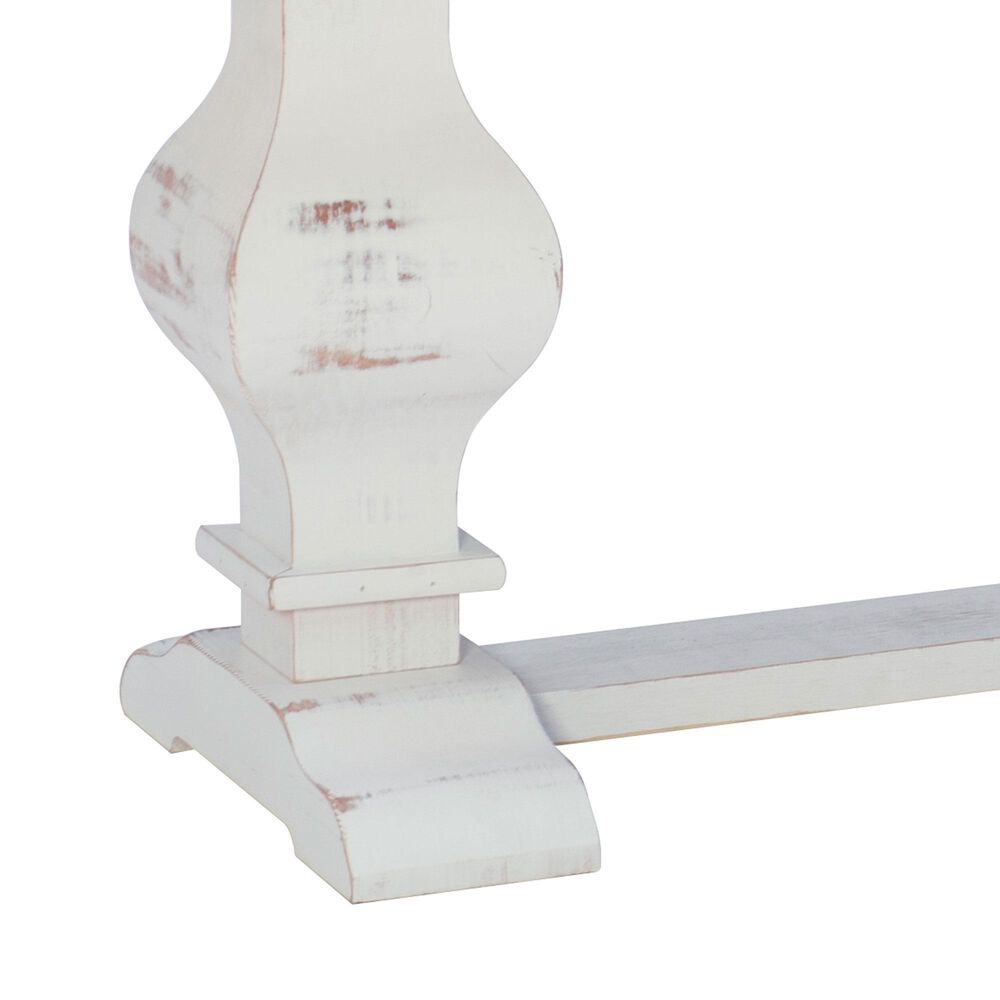 Linon Home Decor Mcleavy Bench in White, , large