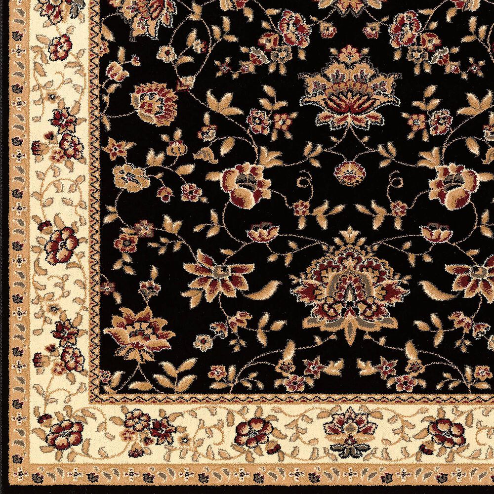 Radici USA Como 1597 Black 3'3" x 4'11" Area Rug, , large