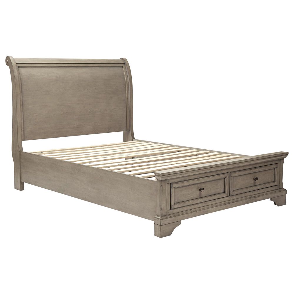 Signature Design by Ashley Lettner 4 Piece Full Bedroom Set in Burnished Light Gray Shop NFM