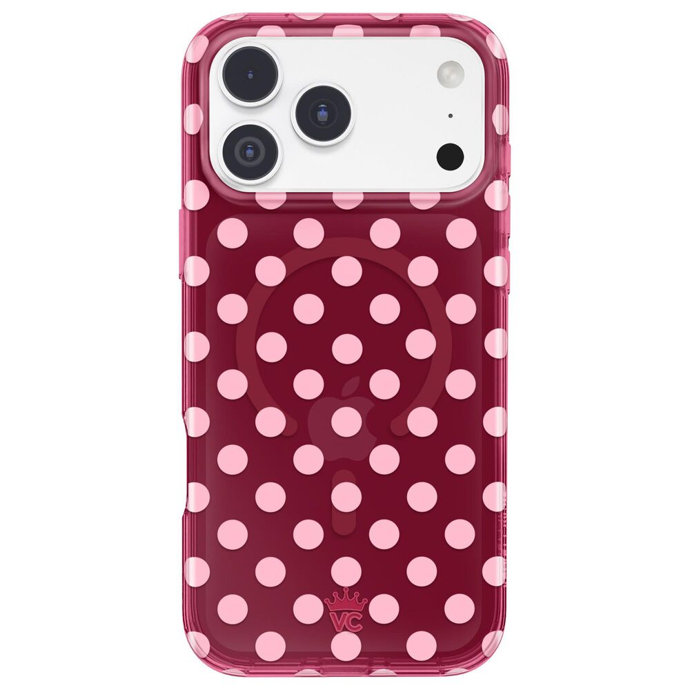 Velvet Caviar MagSafe Case for Apple iPhone 18 Pro Max/17 Pro Max in Raspberry Polka Dot, , large