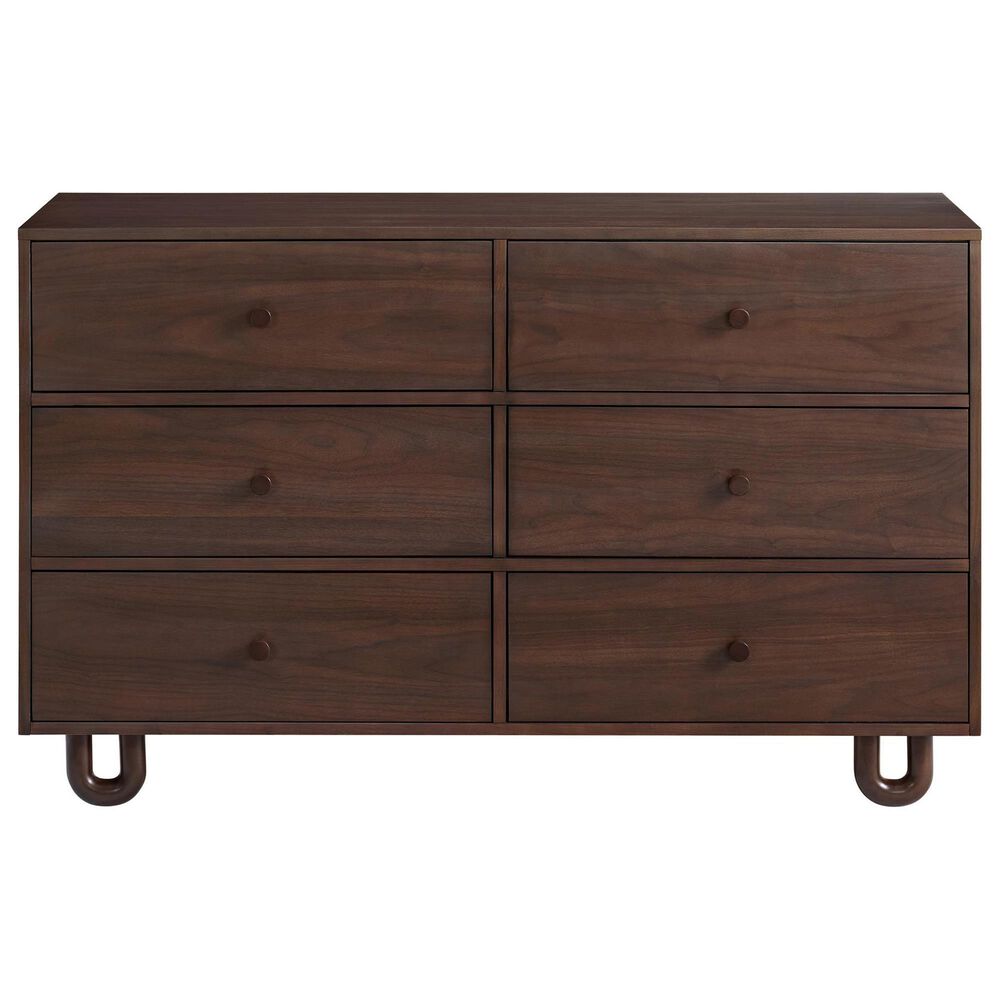 Oxford Baby Meridian 6 Drawer Dresser in Cognac, , large