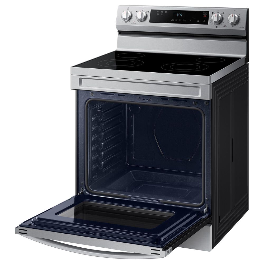 Samsung 6.3 Cu. Ft. Freestanding Electric Range with 4 Burners in Stainless Steel, , large