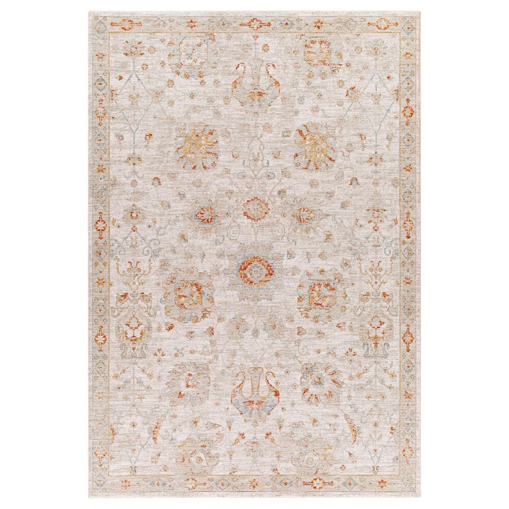 Surya Avant Garde 2" x 3" Orange, Blue and Beige Area Rug, , large
