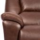 Flexsteel Plush Power Gliding Recliner with Power Headrest and Lumbar in Tavern Brown, , large