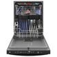 GE Appliances 24" Built-In Bar Handle Dishwasher with 50 dBA in Black, , large