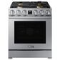 Dacor 30" Professional Dual Fuel Range in Silver Stainless Steel, , large