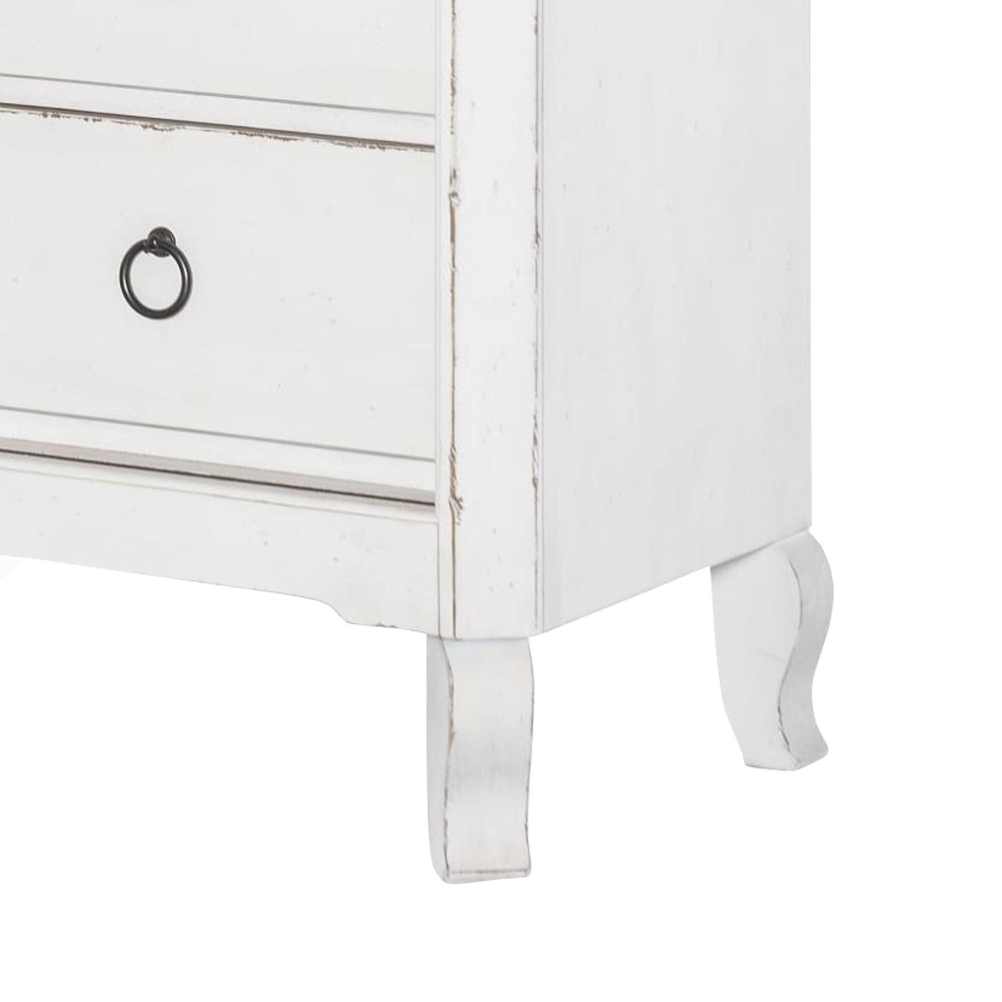 St Claire Home Vintage Market 5-Drawer Sliding Door Chest in